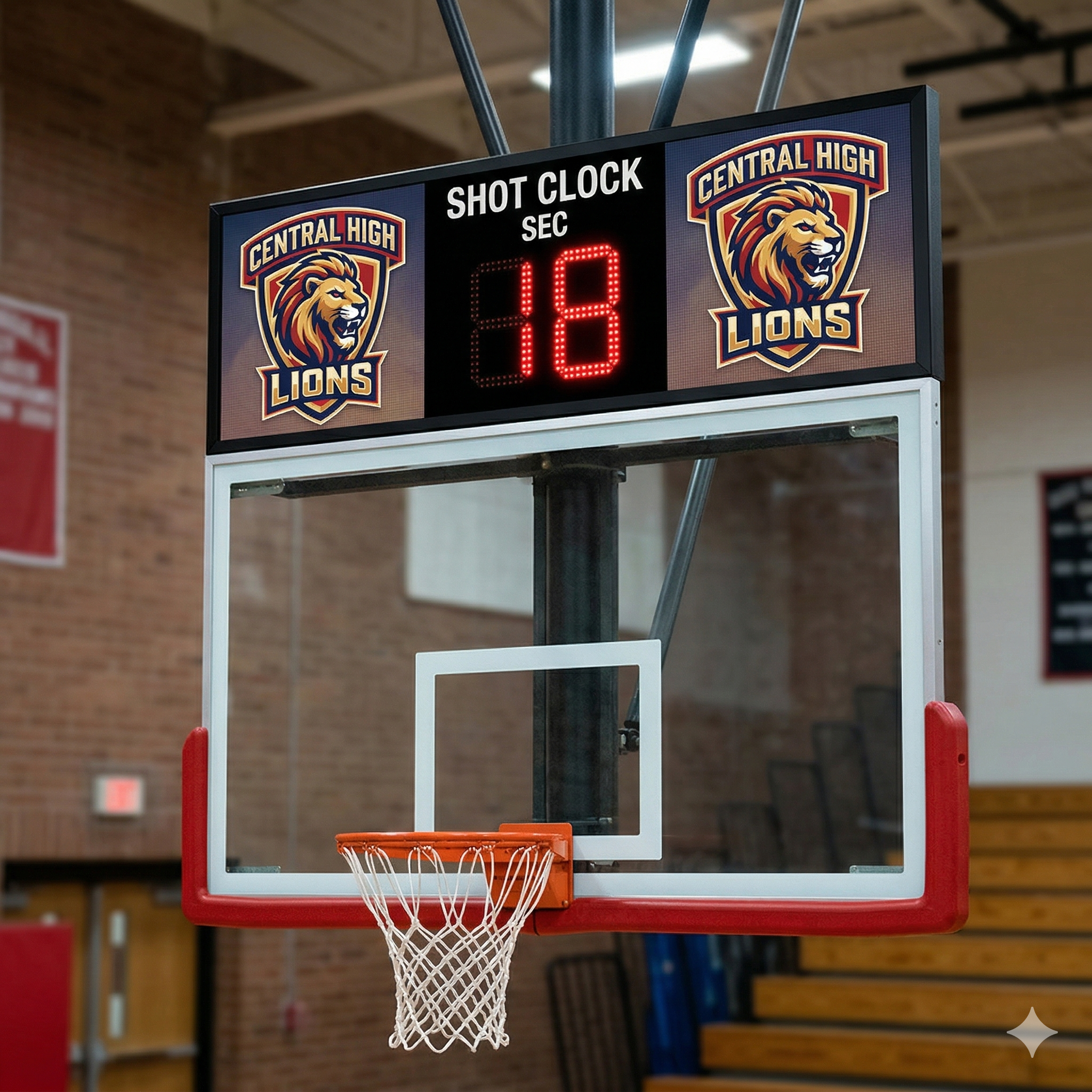 Pep rally and event display